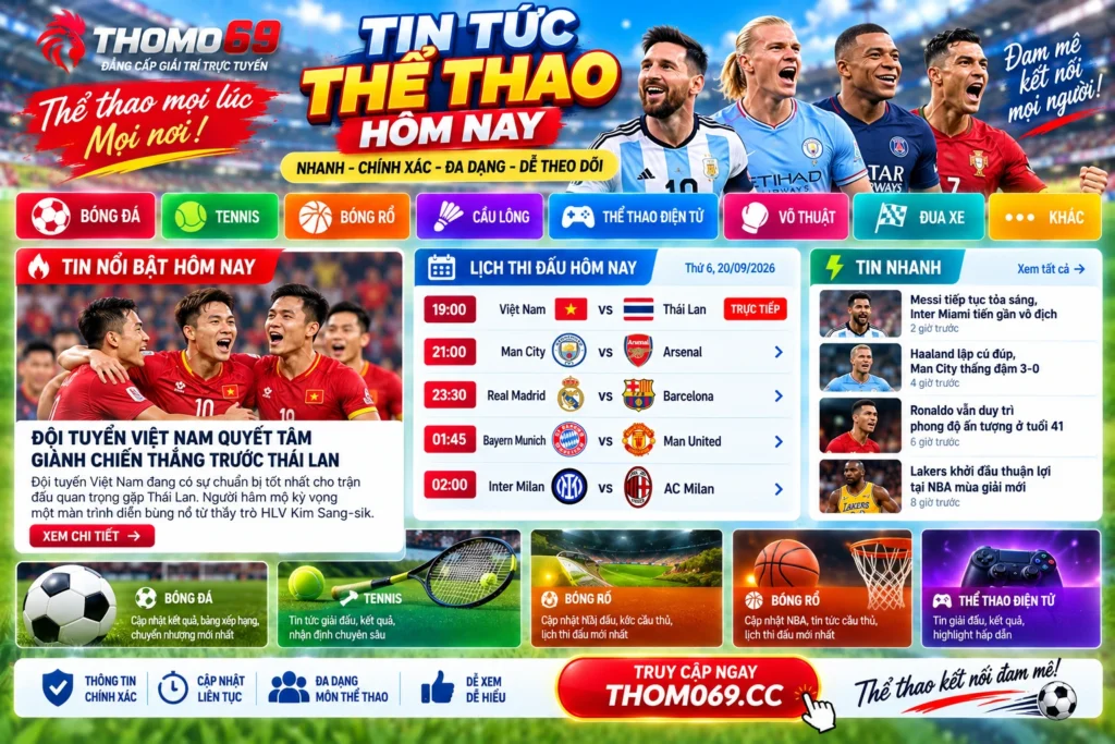 Tin tức thể thao hot nhất trong ngày 1 5