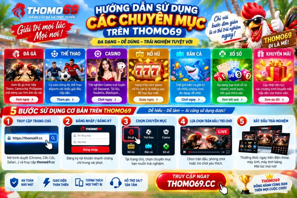 Hướng dẫn sử dụng chuyên mục trên kênh thomo69 3 c